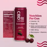Black Cherry CBD Sparkling Water thumbnail