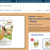 CBD Dog Chews Calming Peanut Butter thumbnail