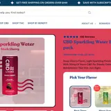 Black Cherry CBD Sparkling Water thumbnail