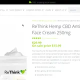 Hemp CBD Anti-Wrinkle Face Cream thumbnail
