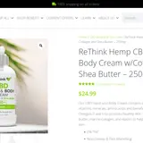 Hemp CBD Hand & Body Cream w/Collagen and Shea Butter thumbnail