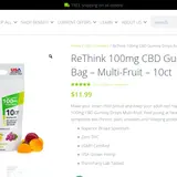 CBD Gummy Drops Bag - Multi-Fruit - thumbnail
