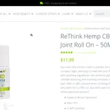 Hemp CBD Muscle & Joint Roll On thumbnail