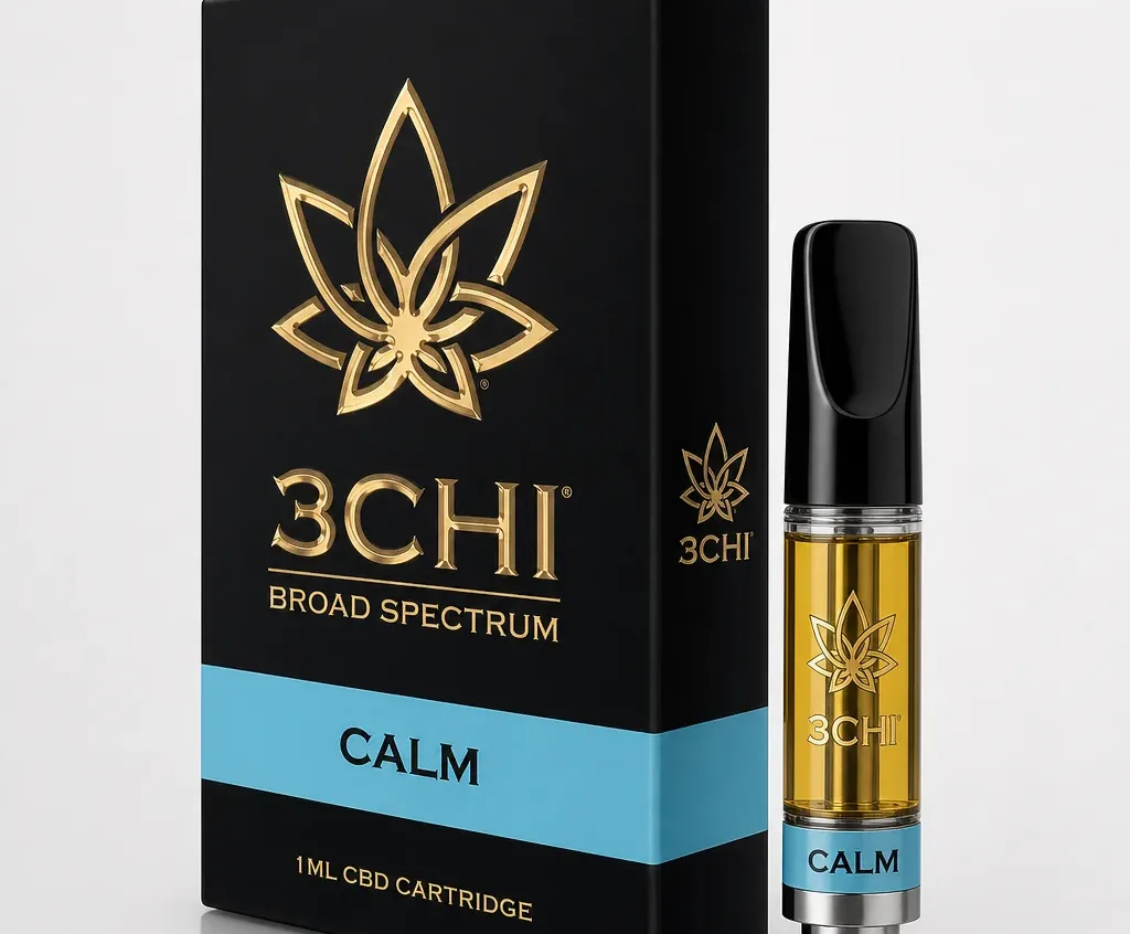 3CHI CBD Focused Blend Vape Cartridge – Calm