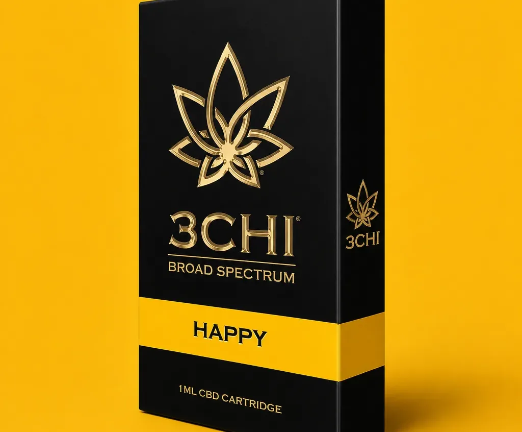 3CHI CBD Focused Blend Vape Cartridge - Happy
