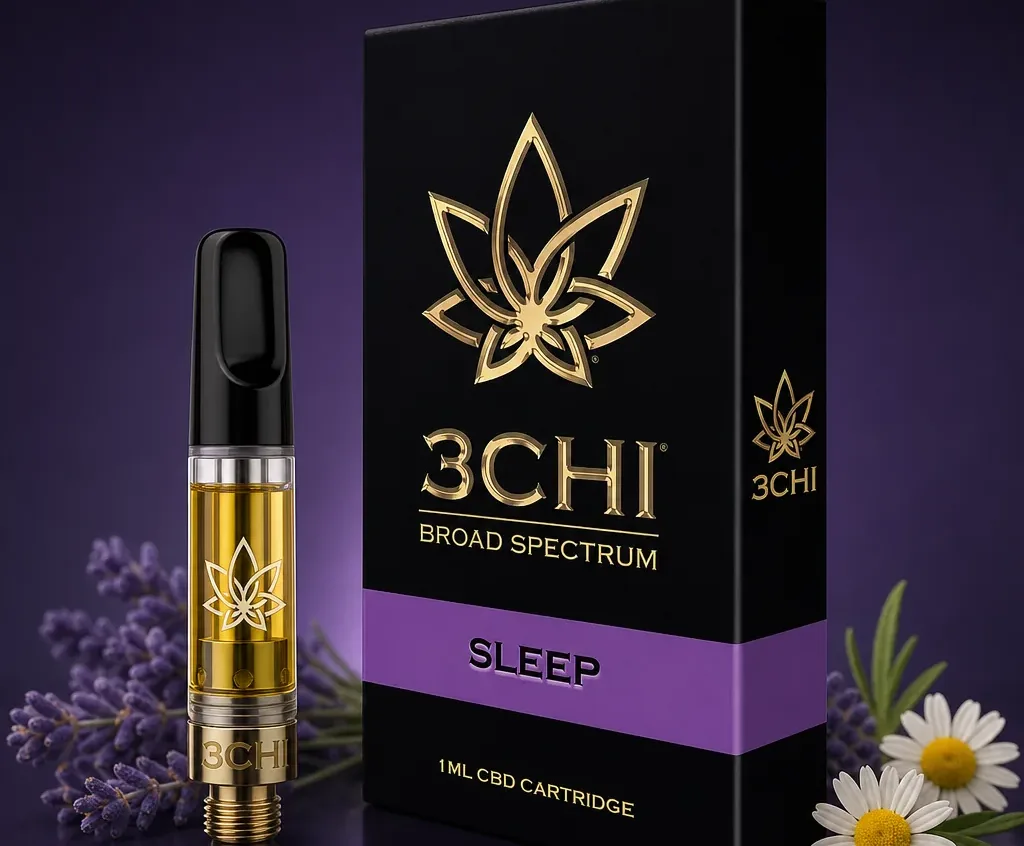 3CHI CBD Focused Blend Vape Cartridge - Sleep