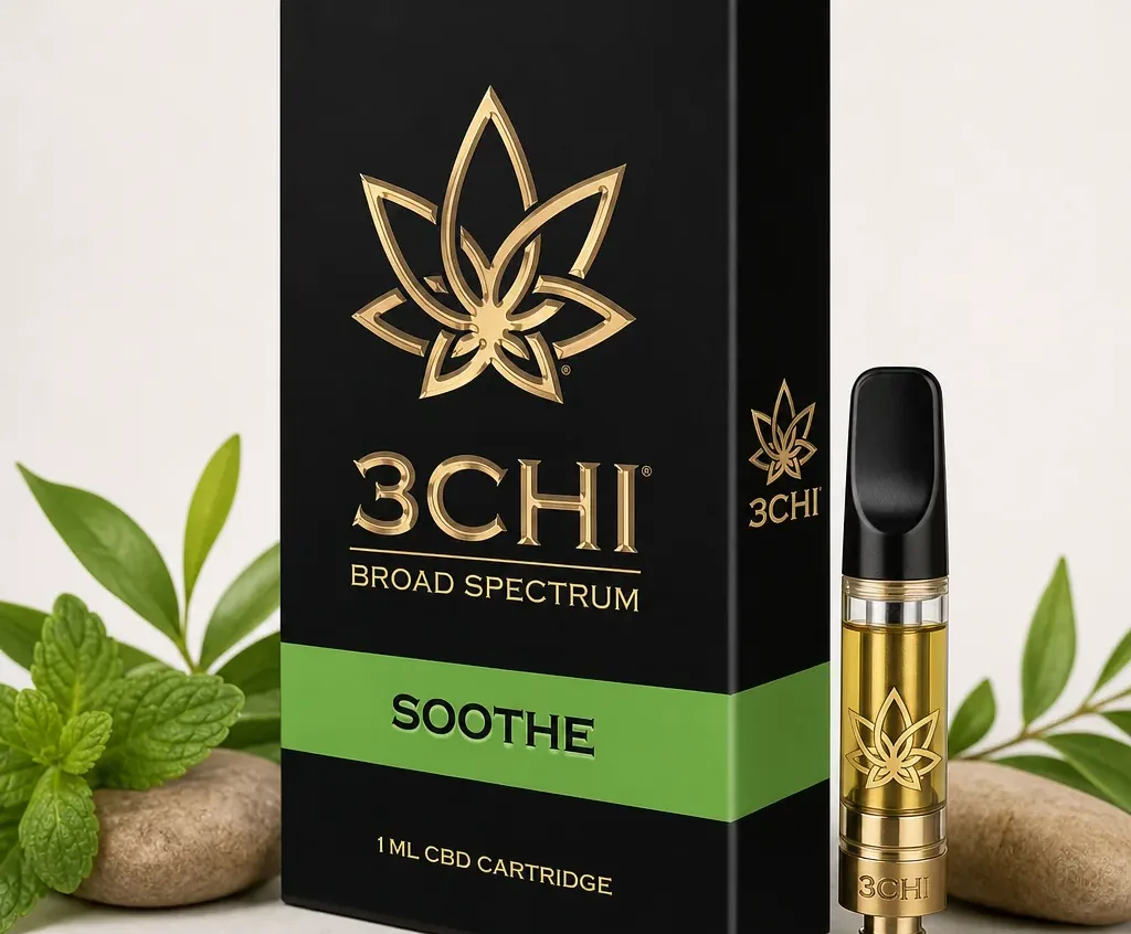 3CHI CBD Focused Blend Vape Cartridge - Soothe