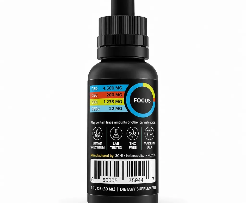 3CHI Focus CBD Oil image 2