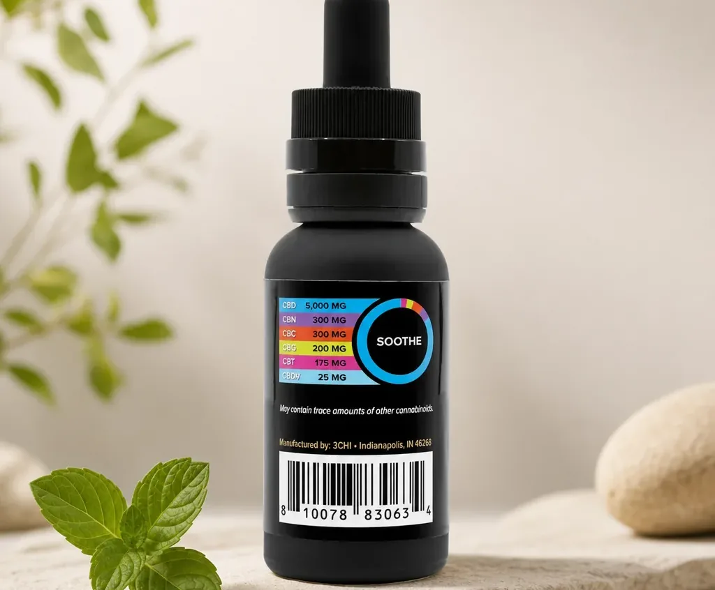 3CHI Soothe CBD Oil Tincture image 2