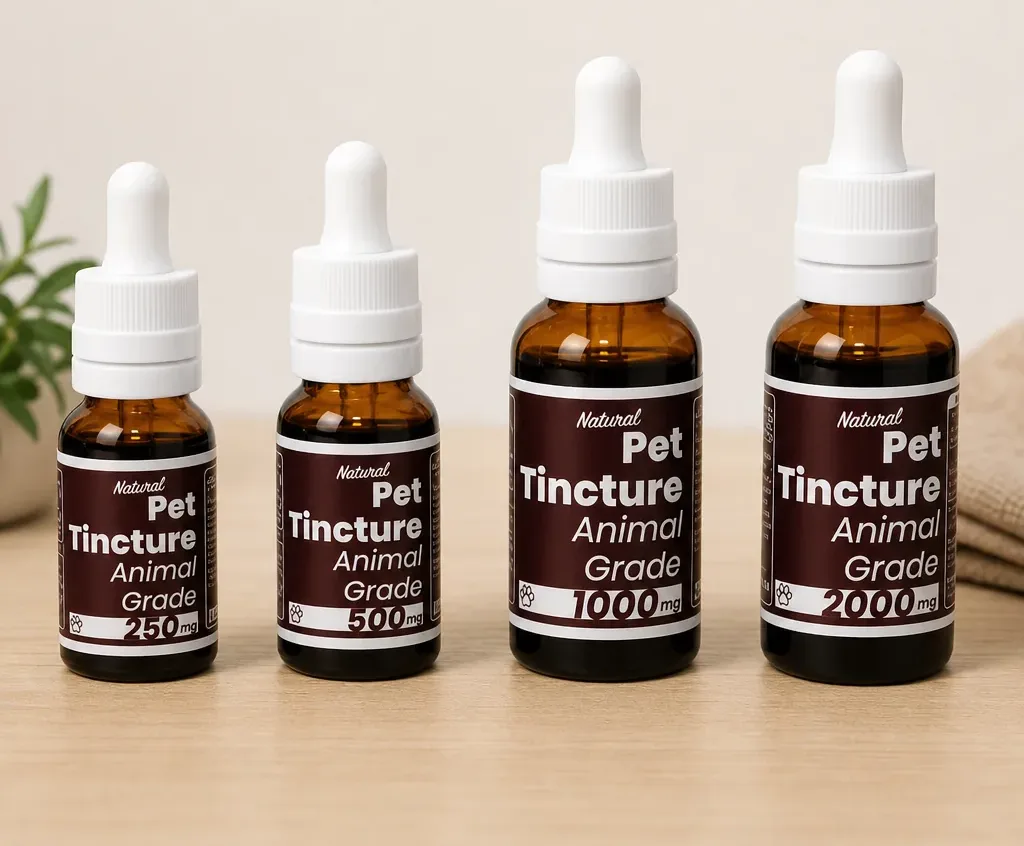 4 Corners Cannabis CBD Pet Tincture with Hemp Oil