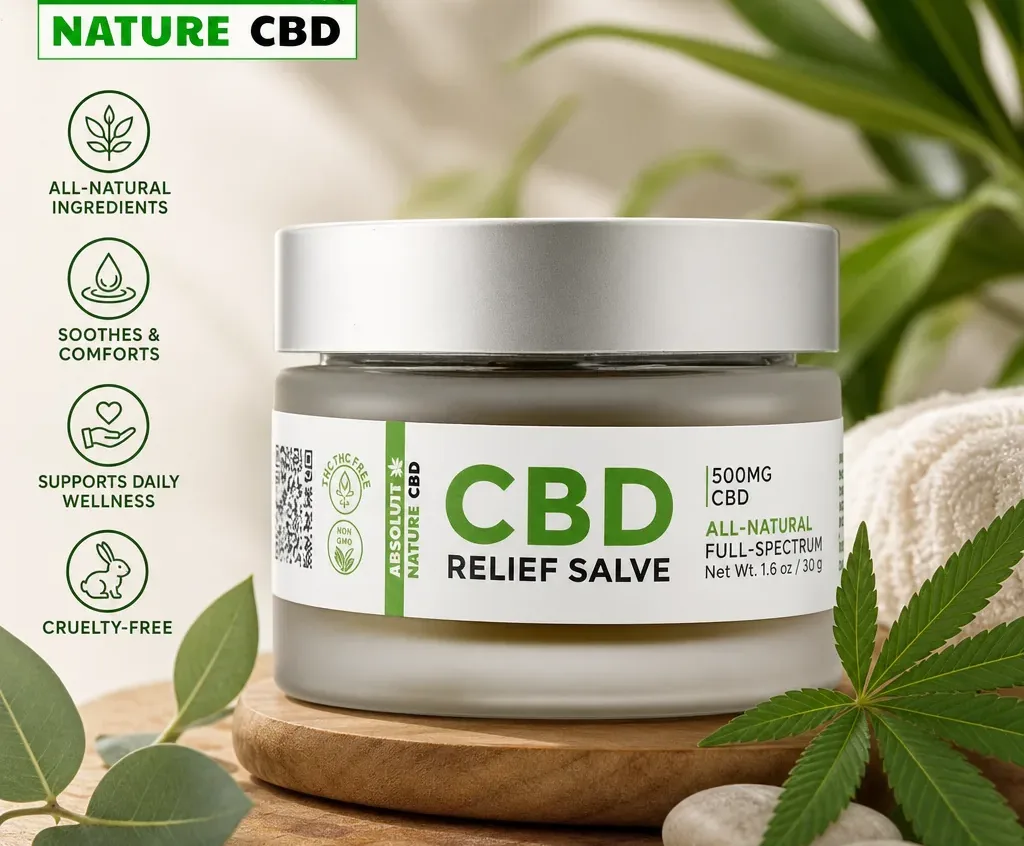 Absolute Nature Full Spectrum CBD Topical Salve