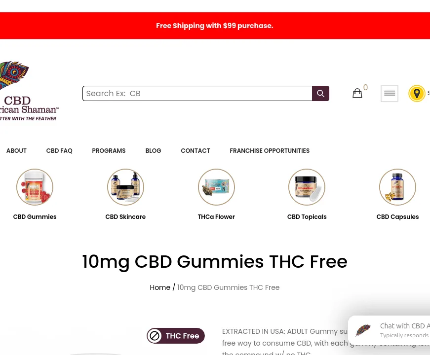 American Shaman CBD Gummies THC Free image 4