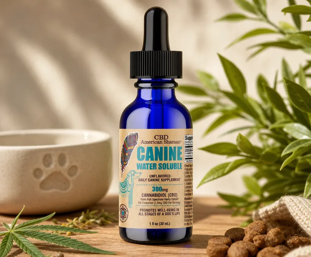 American Shaman Canine CBD and Hemp Oil Water Soluble