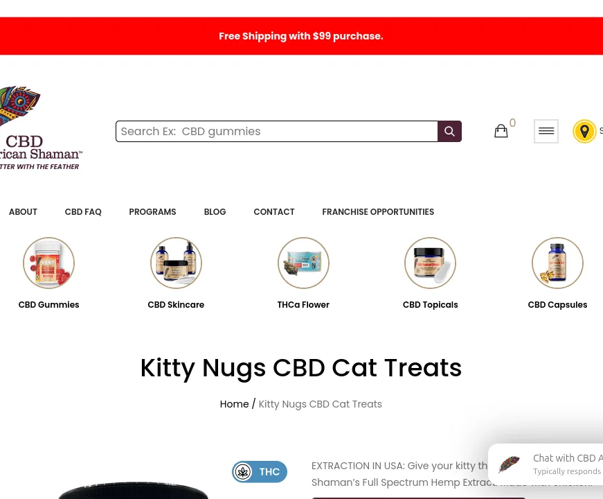 American Shaman Kitty Nugs CBD Cat Treats image 4