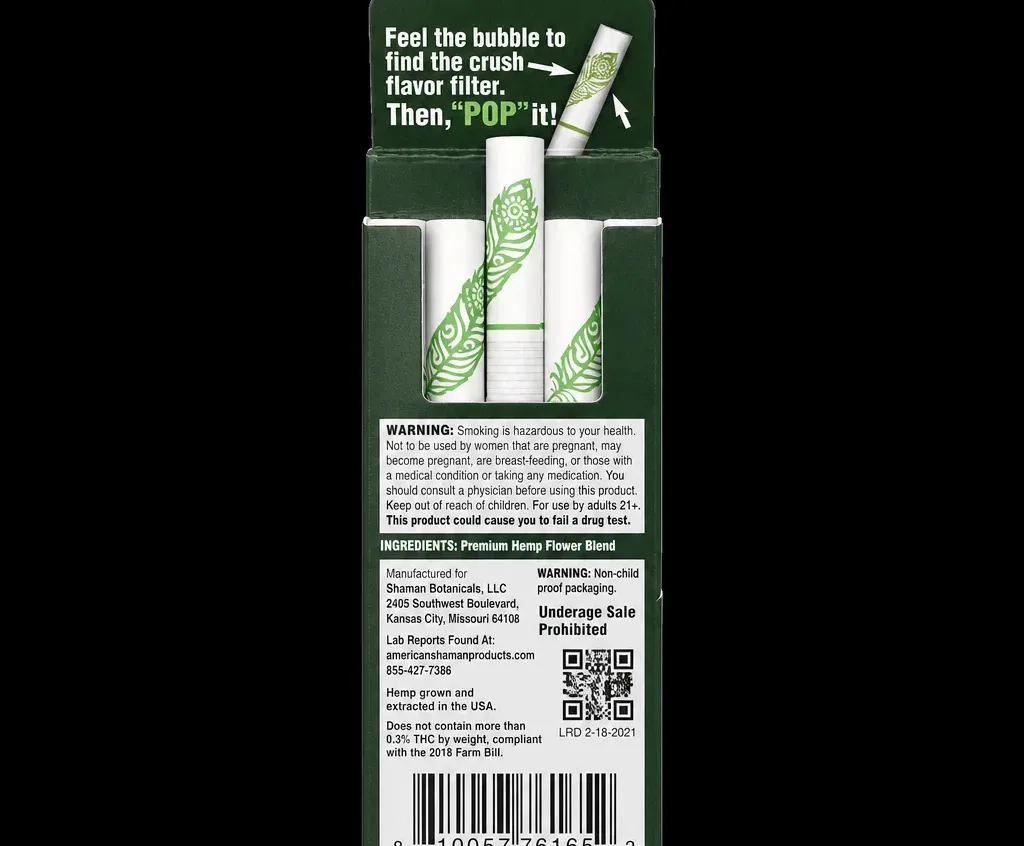 American Shaman CBD Cigarettes image 4