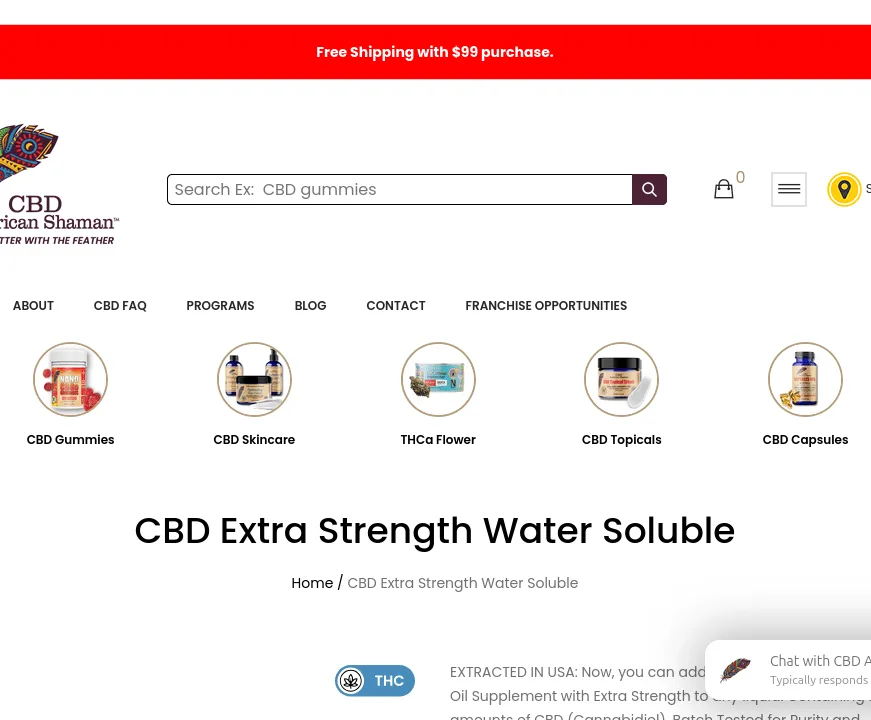 American Shaman CBD Extra Strength Water Soluble image 7