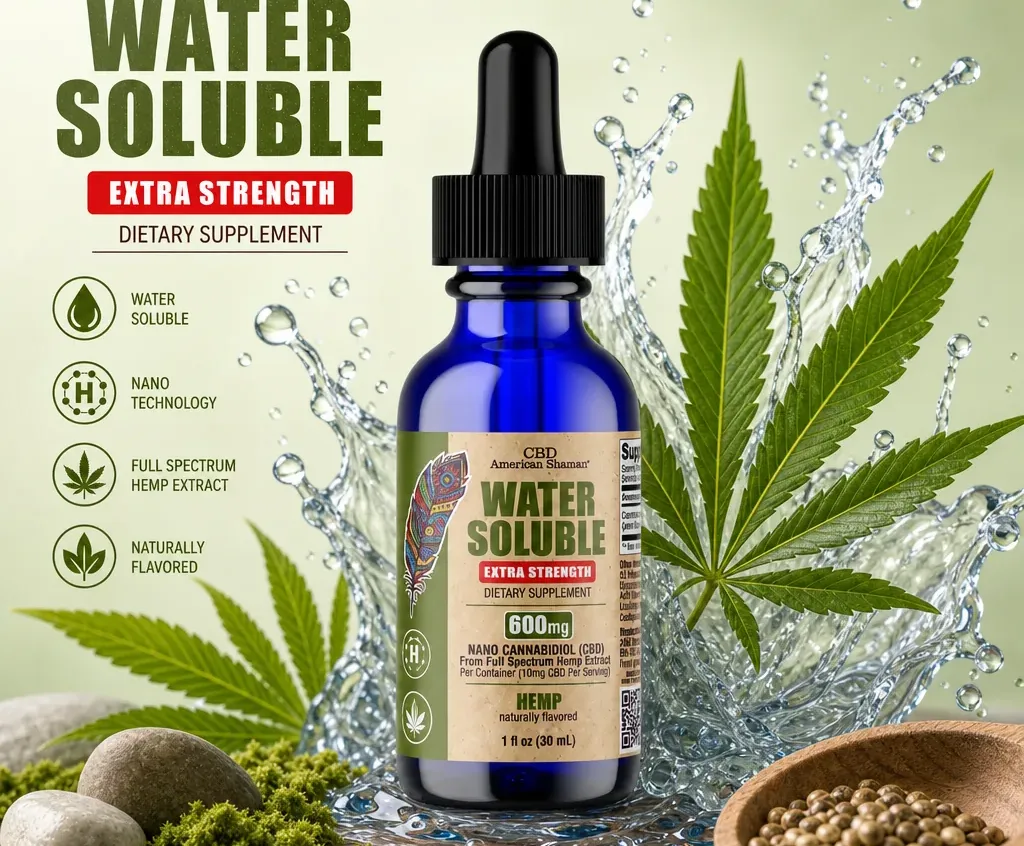 American Shaman CBD Extra Strength Water Soluble image 2