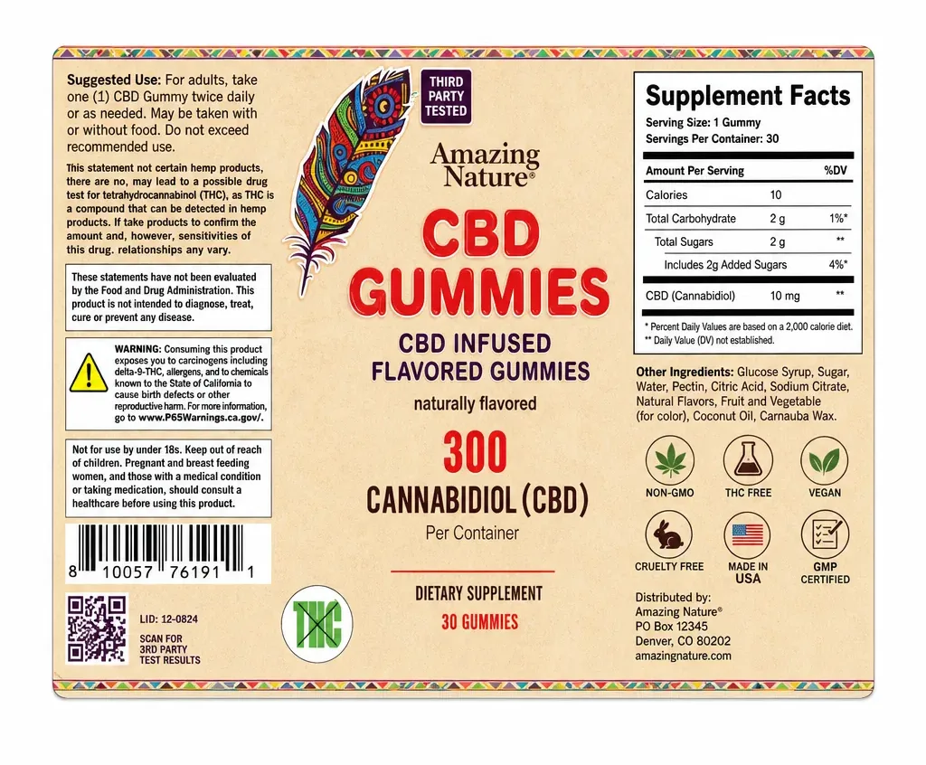 American Shaman CBD Gummies THC Free image 2