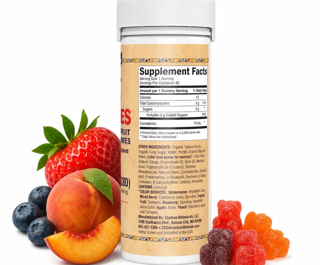 American Shaman CBD Gummies THC Free image 3
