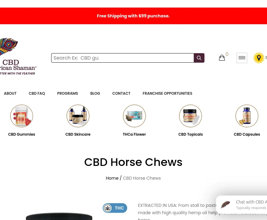 American Shaman CBD Horse Chews image 2