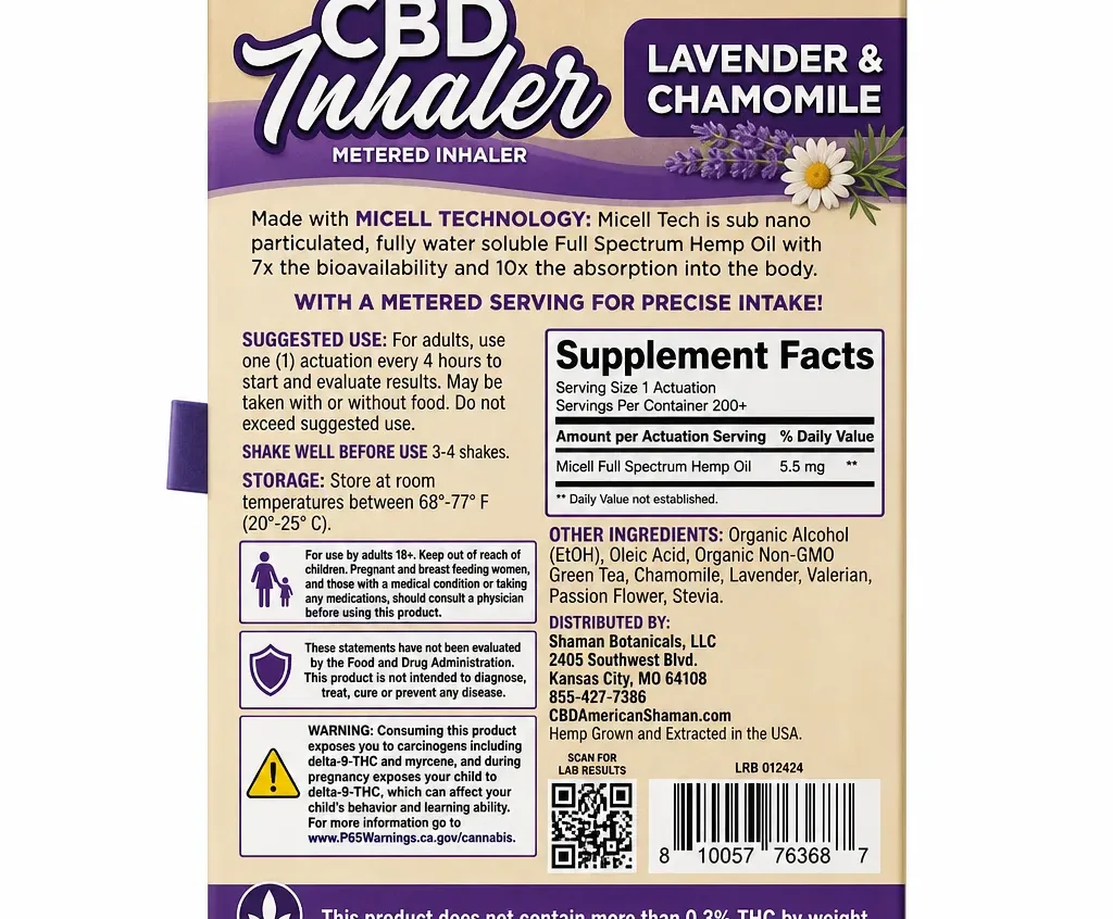 American Shaman CBD Inhaler image 9