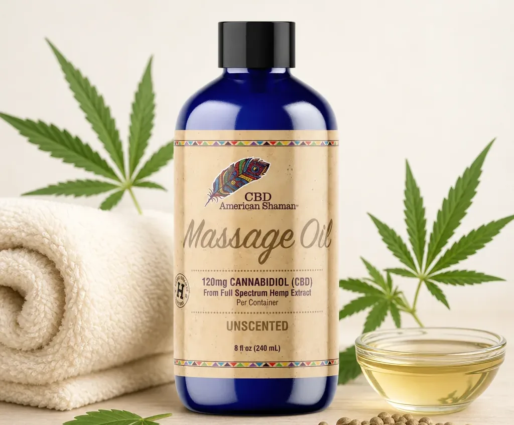 American Shaman CBD Massage Oil
