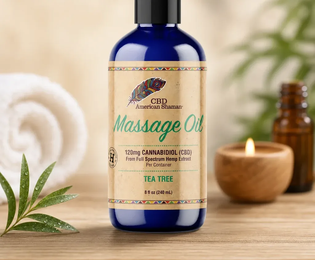 American Shaman CBD Massage Oil image 2
