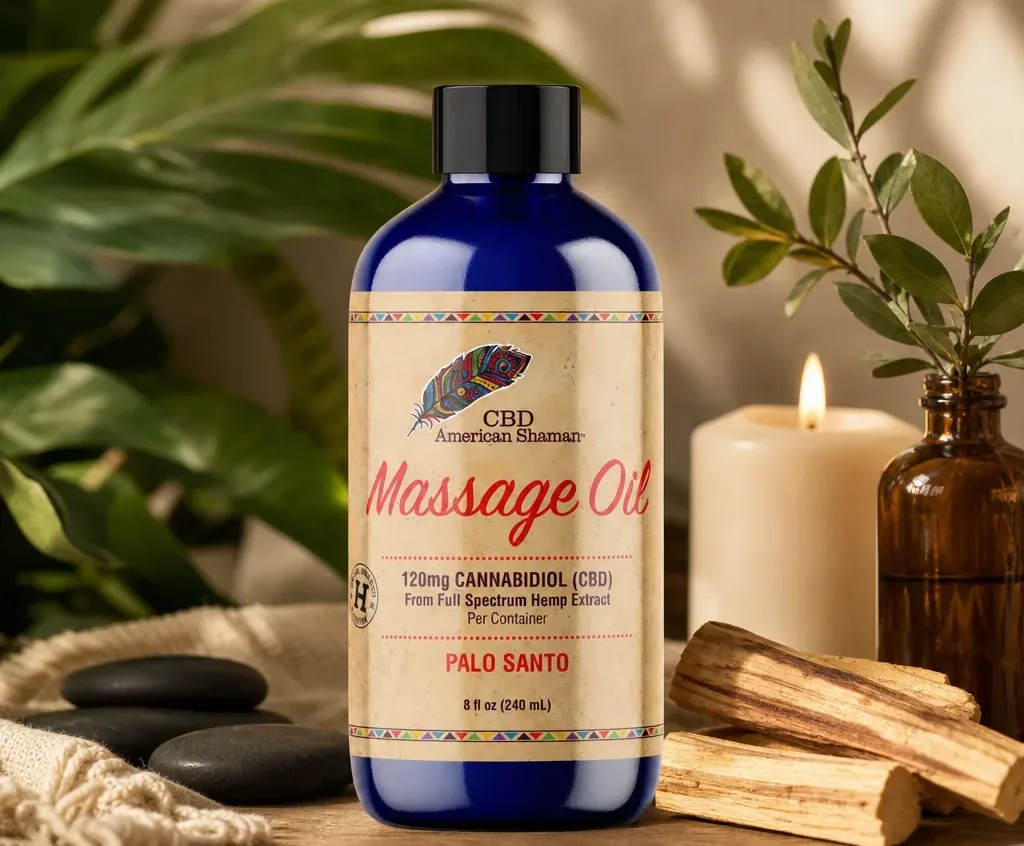 American Shaman CBD Massage Oil image 3