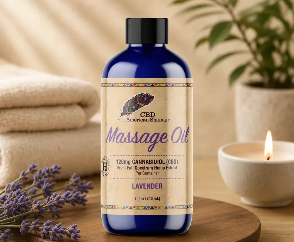 American Shaman CBD Massage Oil image 4