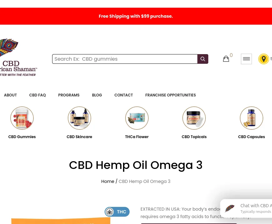 American Shaman CBD Omega 3 Supplement image 2