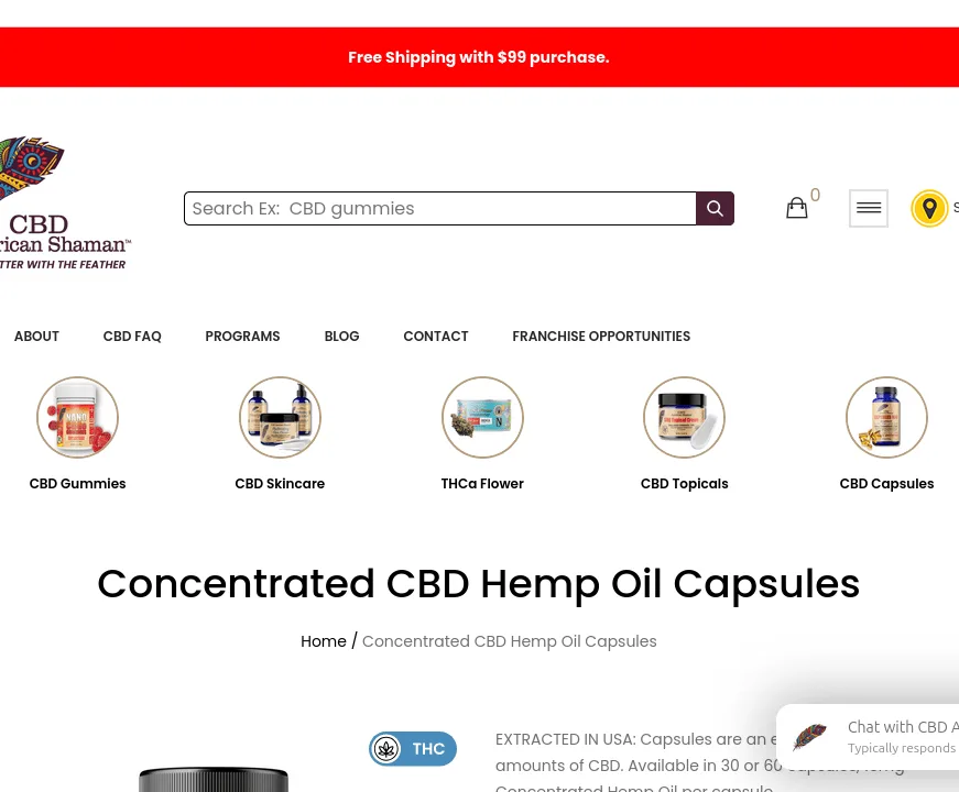 American Shaman Hemp Oil Capsules image 3