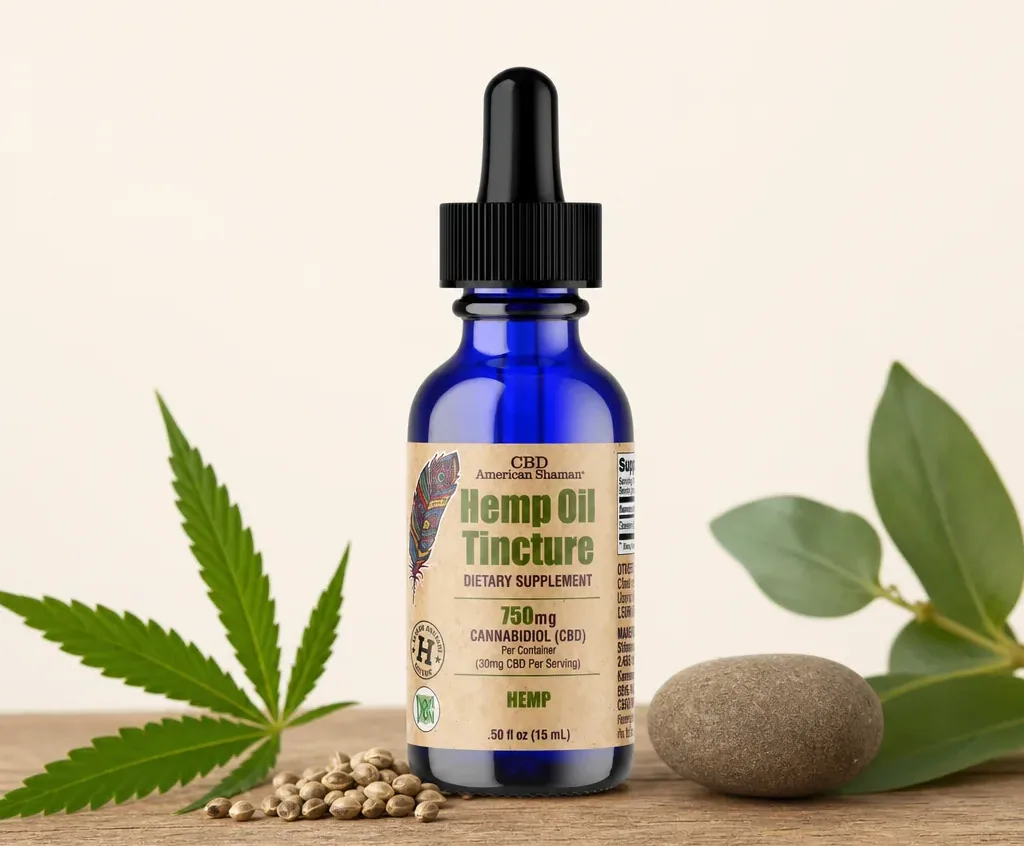 American Shaman Hemp Oil Tincture THC Free
