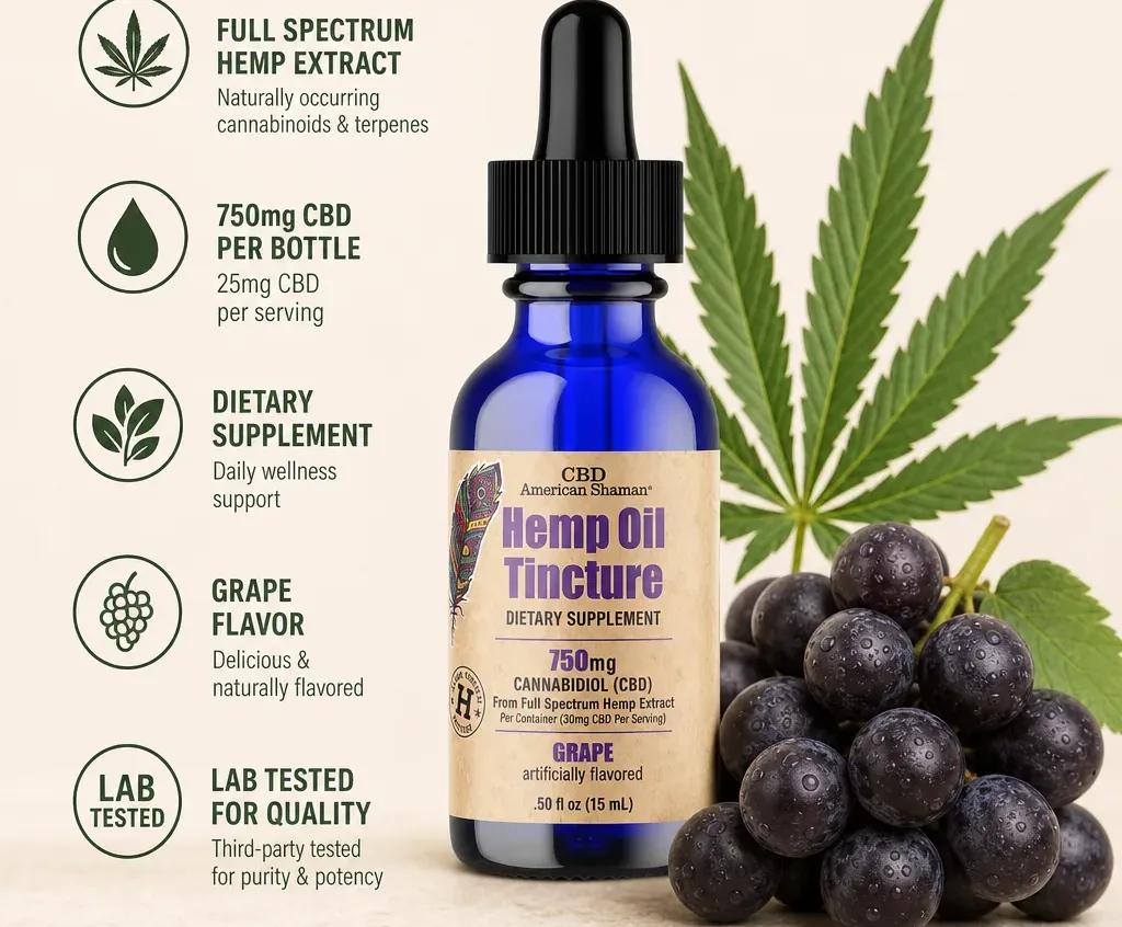 American Shaman Hemp Oil Tincture image 19