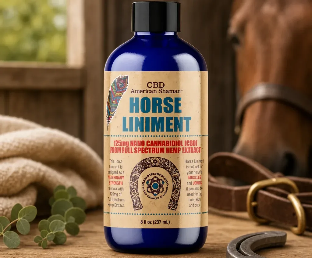 American Shaman Horse Liniment With CBD