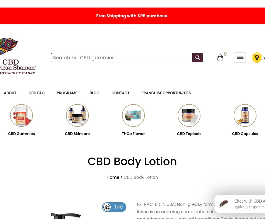 American Shaman CBD Body Lotion with Hemp Oil image 5