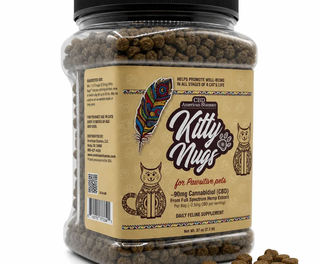 American Shaman Kitty Nugs CBD Cat Treats image 2