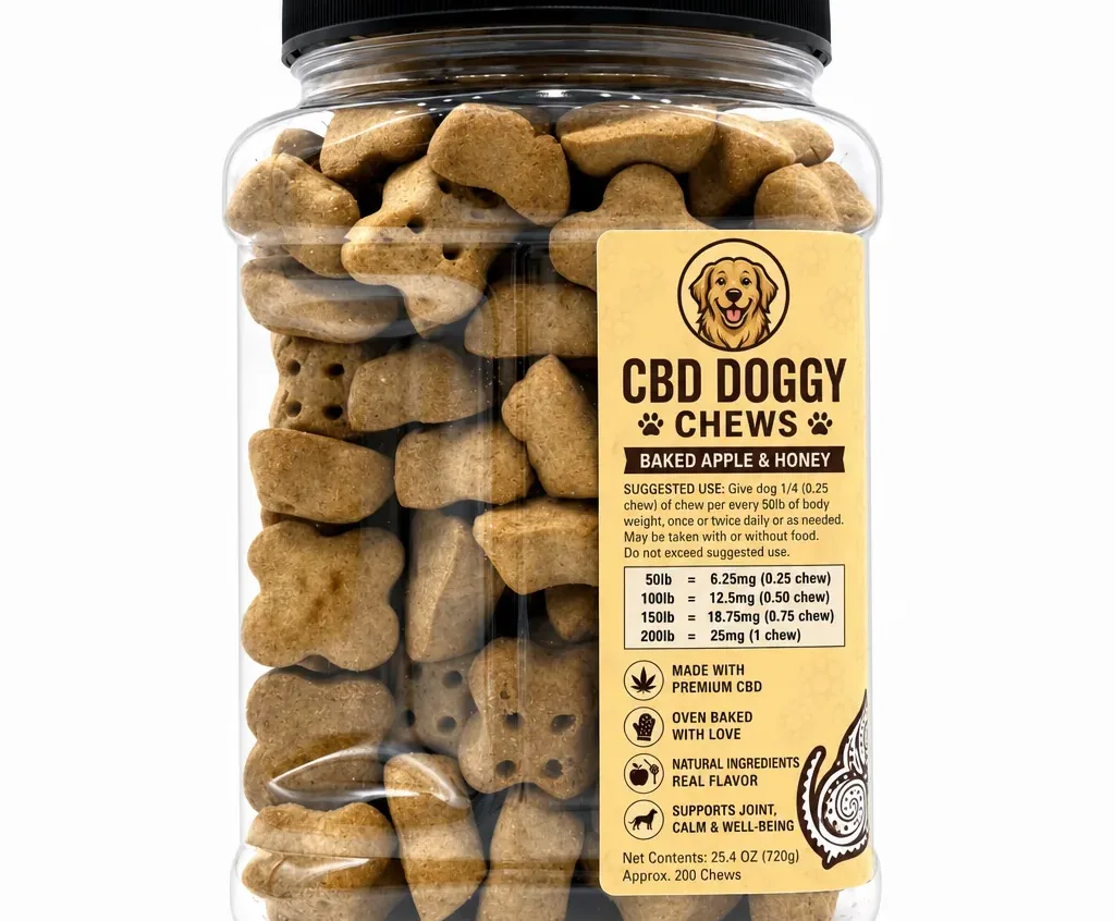 American Shaman Large Dog Treats with CBD image 3