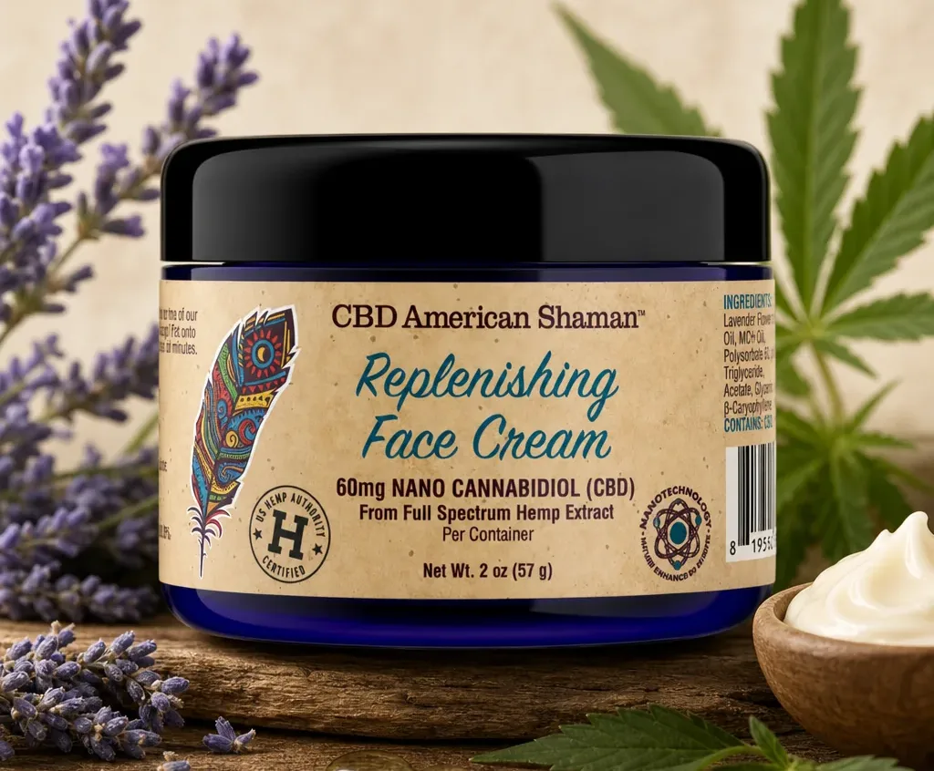 American Shaman Replenishing CBD Face Cream