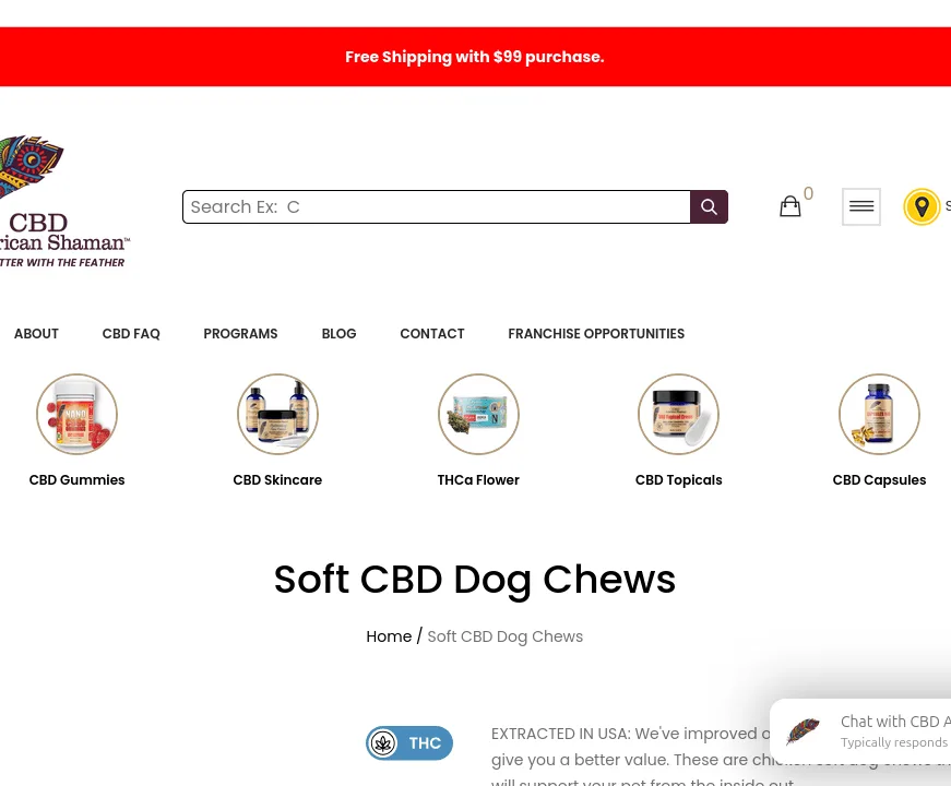 American Shaman Soft CBD Dog Chews image 5