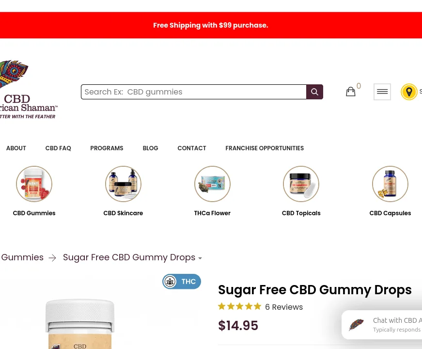 American Shaman Sugar Free CBD Gummy Drops image 9
