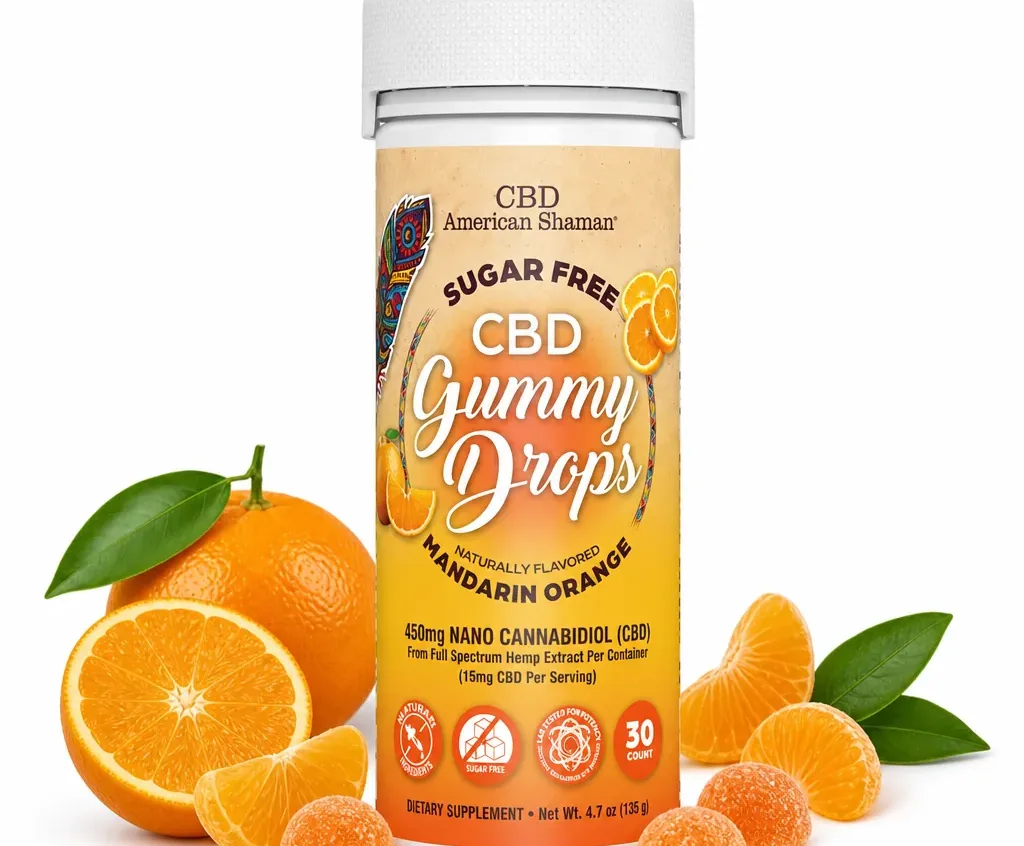 American Shaman Sugar Free CBD Gummy Drops image 2