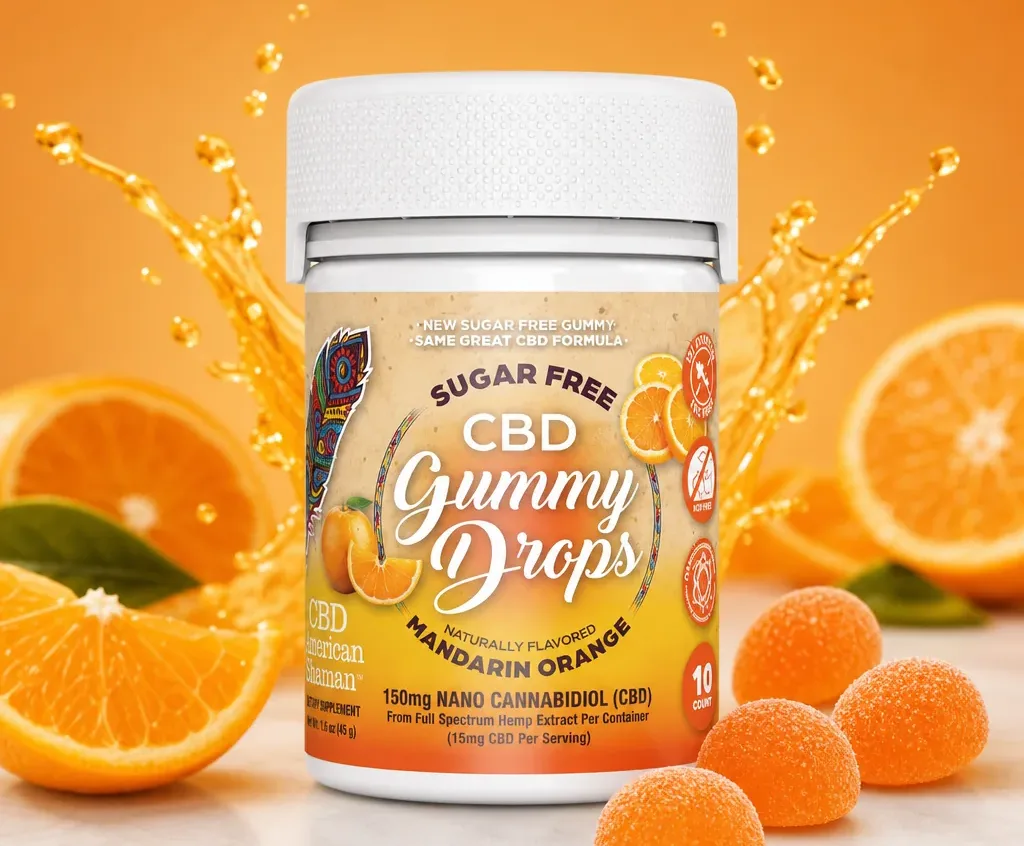 American Shaman Sugar Free CBD Gummy Drops image 3