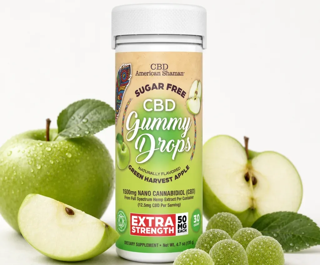 American Shaman Sugar Free CBD Gummy Drops image 5