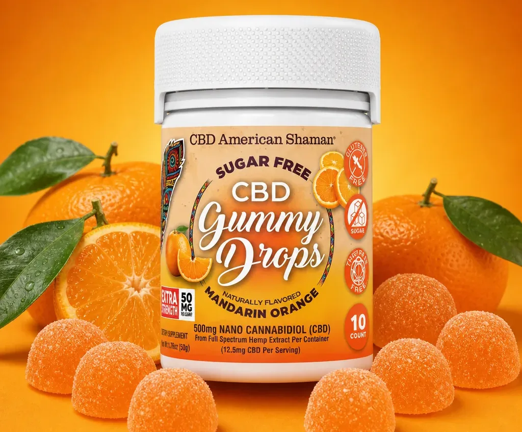 American Shaman Sugar Free CBD Gummy Drops image 6