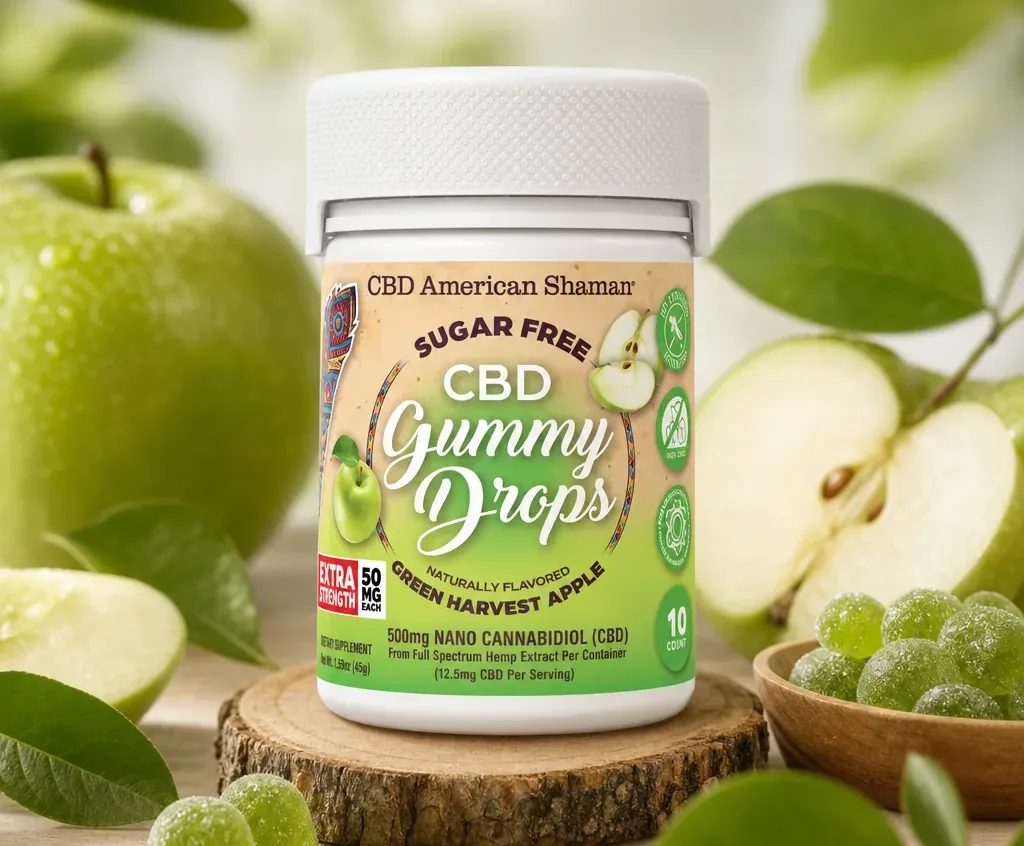 American Shaman Sugar Free CBD Gummy Drops image 7