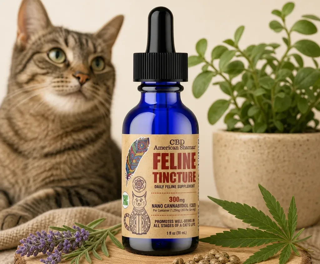 American Shaman THC Free CBD Cat Oil Tincture
