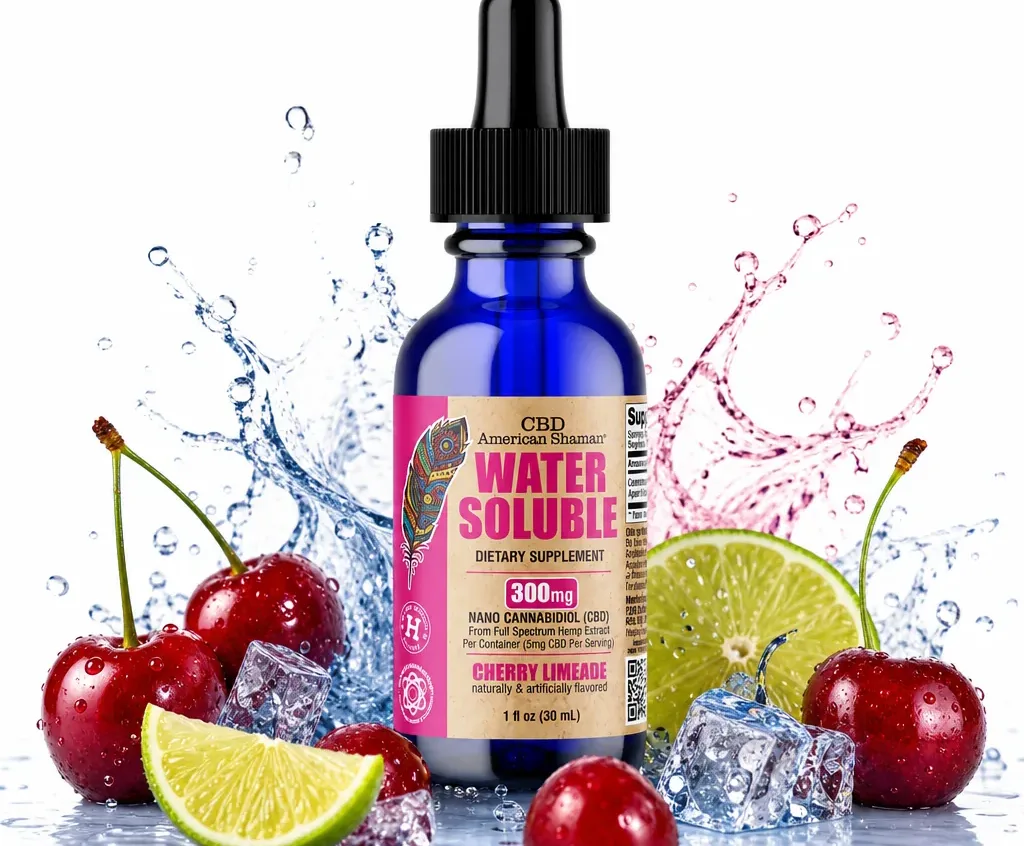 American Shaman Water Soluble CBD Full Spectrum Hemp Oil