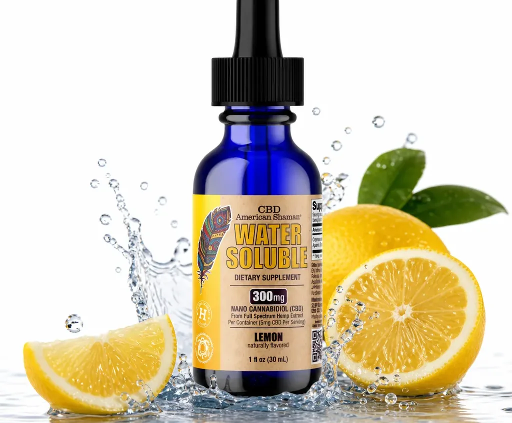 American Shaman Water Soluble CBD Full Spectrum Hemp Oil image 3