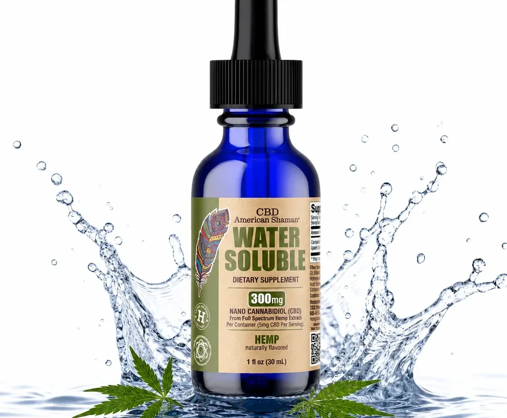 American Shaman Water Soluble CBD Full Spectrum Hemp Oil image 4