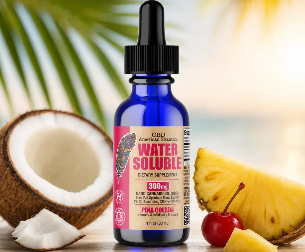 American Shaman Water Soluble CBD Full Spectrum Hemp Oil image 6
